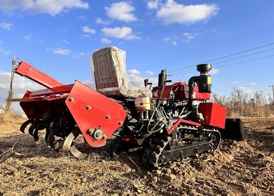 2WD 걷기 트랙터 농업용 미니 크롤러 트랙터 25hp