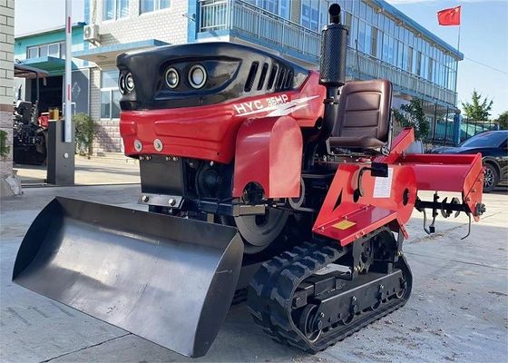 35 HP 로터리 틸러 트랙터에 타기 팜디 랜드 크롤러 트랙 트랙터