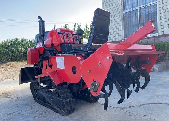 35 HP 로터리 틸러 트랙터에 타기 팜디 랜드 크롤러 트랙 트랙터
