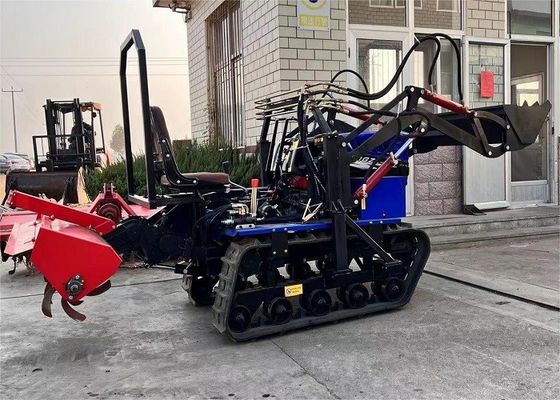 미니 크롤러 정원 트랙터 25hp 35hp 고무 트랙 정원 트랙터 CE 인증