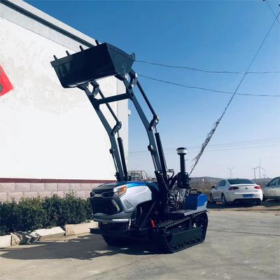 가든 크롤러 트랙 트랙터 50HP 60HP 작은 농장 크롤러 트랙터 로더와 함께