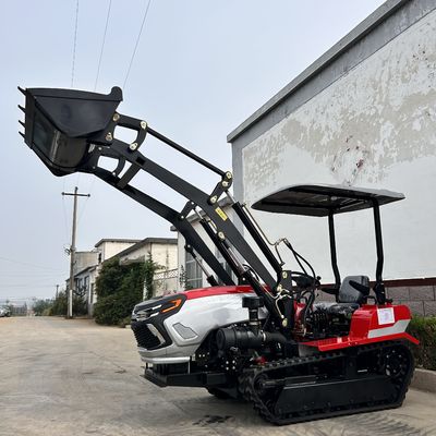 가든 크롤러 트랙 트랙터 50HP 60HP 작은 농장 크롤러 트랙터 로더와 함께