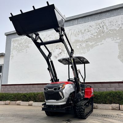 가든 크롤러 트랙 트랙터 50HP 60HP 작은 농장 크롤러 트랙터 로더와 함께