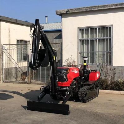 로터리 50HP 건조 토지 크롤러 트랙터 농장