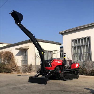 로터리 50HP 건조 토지 크롤러 트랙터 농장