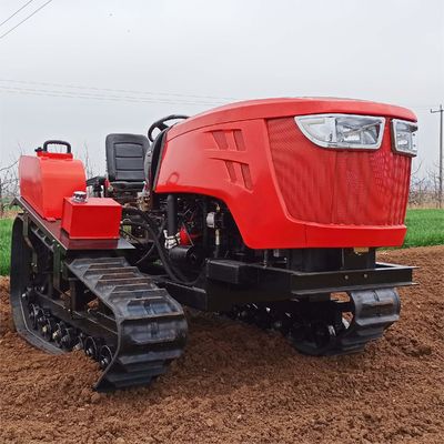 미니 80HP 크롤러 트랙터 농장 장비