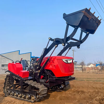 가중 기계 농장 80HP 크롤러 콤팩트 트랙터 로더