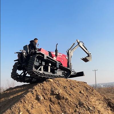 엔진 80 HP 작은 농업 크롤러 트랙터 발굴기와 함께