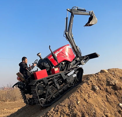 엔진 80 HP 작은 농업 크롤러 트랙터 발굴기와 함께