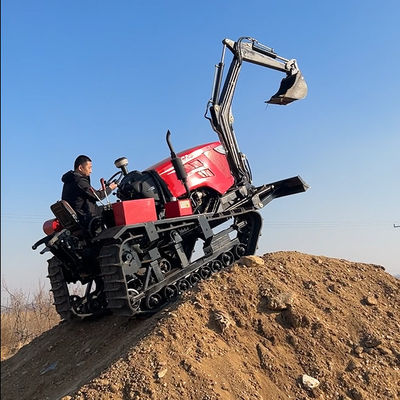 엔진 80 HP 작은 농업 크롤러 트랙터 발굴기와 함께
