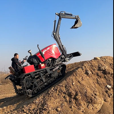 엔진 80 HP 작은 농업 크롤러 트랙터 발굴기와 함께