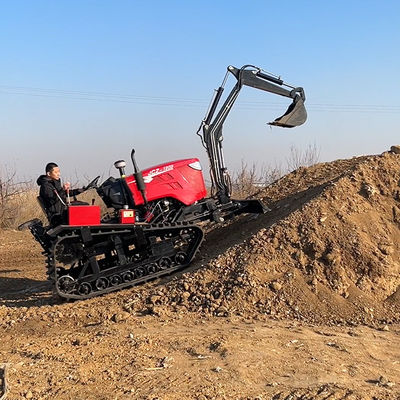 엔진 80 HP 작은 농업 크롤러 트랙터 발굴기와 함께