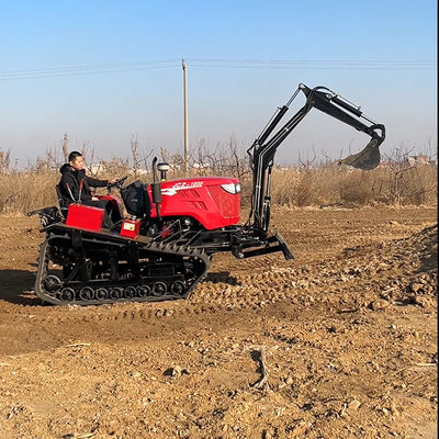 엔진 80 HP 작은 농업 크롤러 트랙터 발굴기와 함께