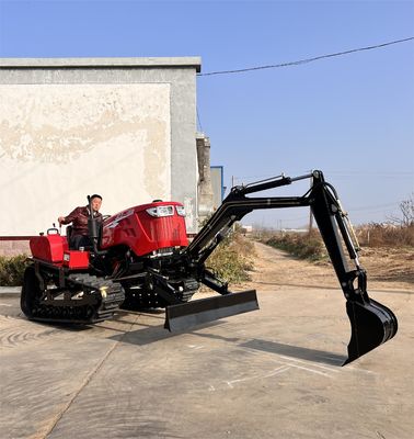 25hp-120hp 전면 발굴기와 함께 벼 / 건조한 토지 농장 트랙터 장비