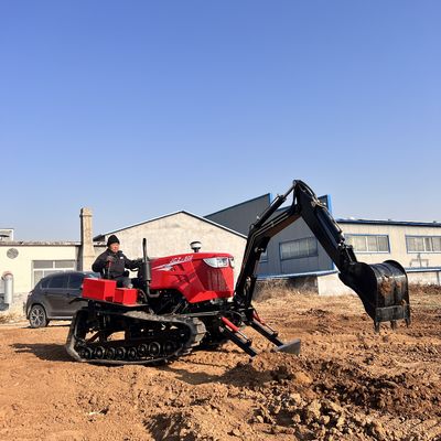 25hp-120hp 전면 발굴기와 함께 벼 / 건조한 토지 농장 트랙터 장비
