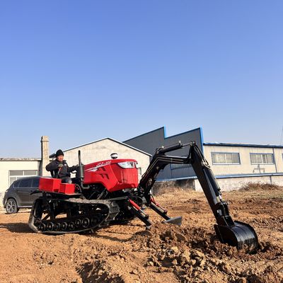 25hp-120hp 전면 발굴기와 함께 벼 / 건조한 토지 농장 트랙터 장비