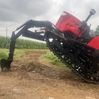 25hp-120hp 전면 발굴기와 함께 벼 / 건조한 토지 농장 트랙터 장비