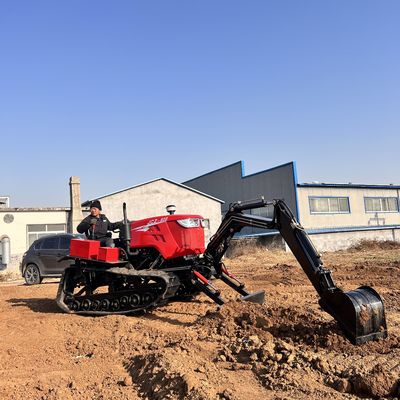 컴팩트 100hp 크롤러 트랙터 컴팩트 농장 수압 트랙터 앞 로더 / 발굴기