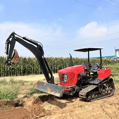 농업 80HP 크롤러 트랙터 로더 다양한 농업 도구