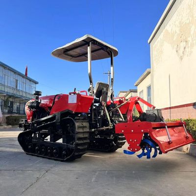 오차드 미니 트랙터, 와이너드 크롤러 트랙터 50HP 로터리 틸러 플러와 함께
