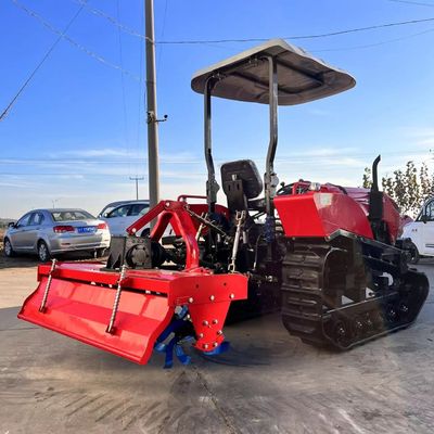 50hp 작은 로터리 농장 미니 크롤러 목초기 목초기 로터리 틸러 농장
