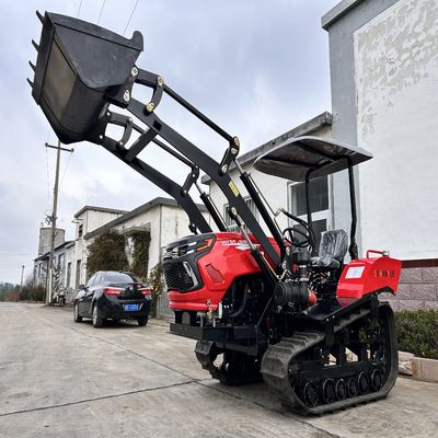 오차드 미니 트랙터, 와이너드 크롤러 트랙터 50HP 로터리 틸러 플러와 함께