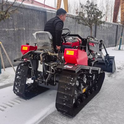 고무 트랙 농장 쌀 밭 트랙터 농업 50hp 크롤러 트랙터
