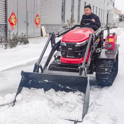 고무 트랙 농장 쌀 밭 트랙터 농업 50hp 크롤러 트랙터