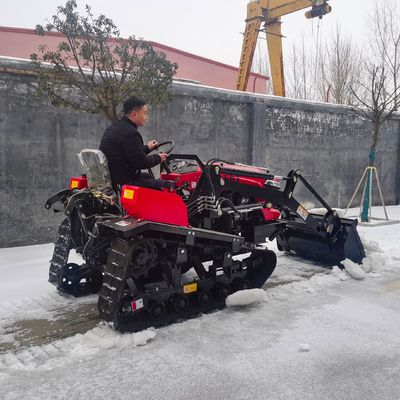 고무 트랙 농장 쌀 밭 트랙터 농업 50hp 크롤러 트랙터