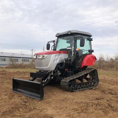 콤팩트 120HP 크롤러 트랙터 험난하고 에어컨이 있는 농장 장비