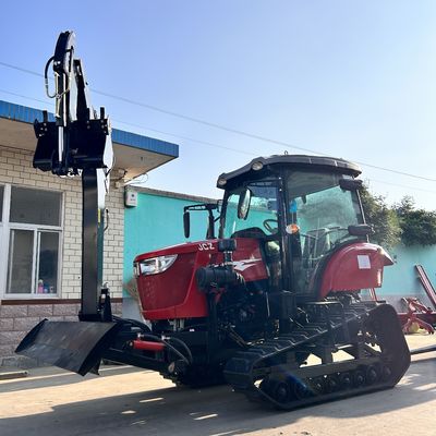 콤팩트 120HP 크롤러 트랙터 험난하고 에어컨이 있는 농장 장비