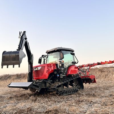다목적 120HP 크롤러 트랙터 재배자 고무 트랙 크롤러 트랙터 판매
