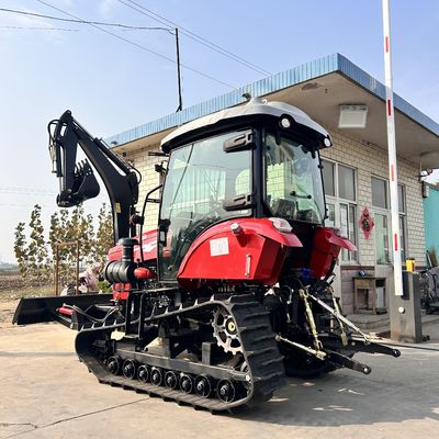 콤팩트 120HP 크롤러 트랙터 험난하고 에어컨이 있는 농장 장비