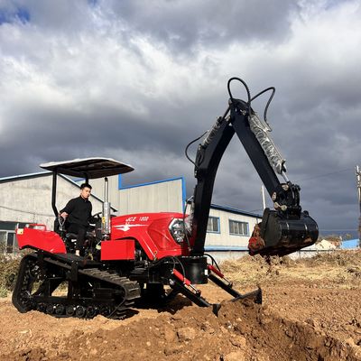 다목적 농장 미니 트랙터 120HP 농업 크롤러 트랙터