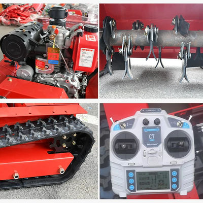 11HP 미니 트랙터 잔디 깎기 무거운 장비 원격 제어 650w