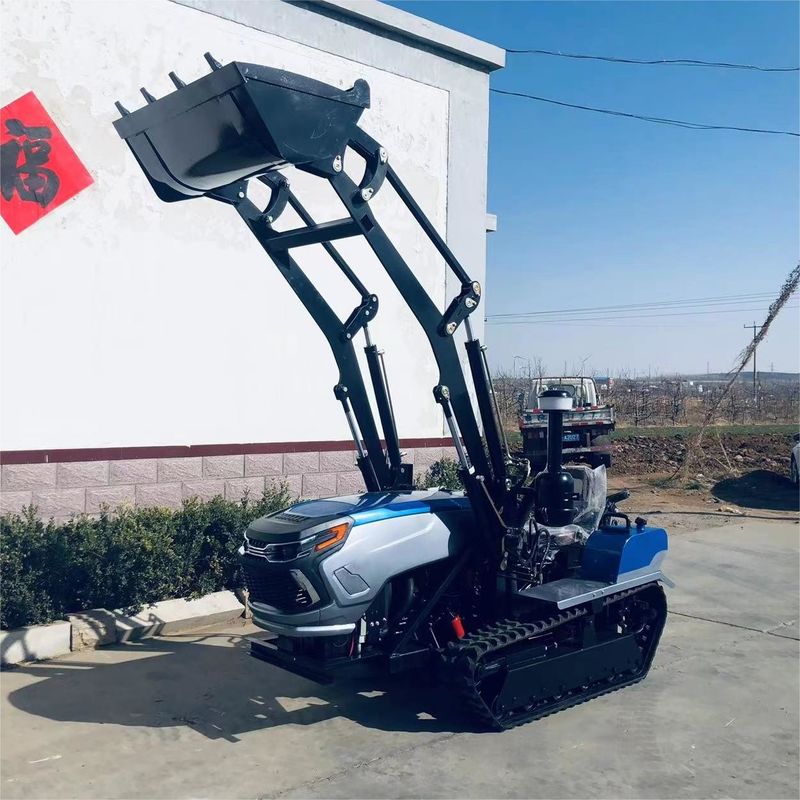 가든 크롤러 트랙 트랙터 50HP 60HP 작은 농장 크롤러 트랙터 로더와 함께