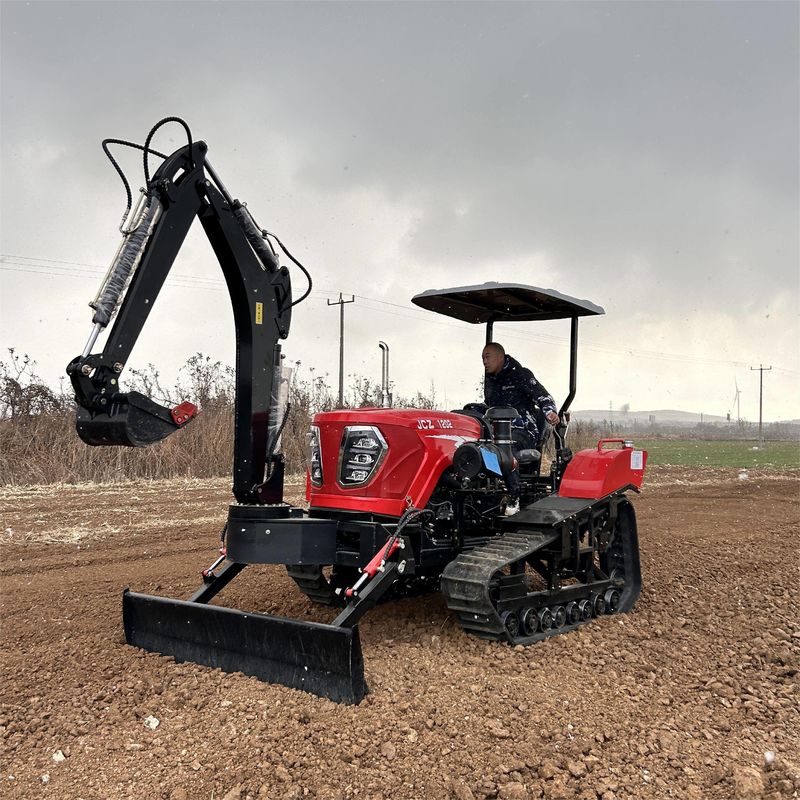 컴팩트 100hp 크롤러 트랙터 컴팩트 농장 수압 트랙터 앞 로더 / 발굴기