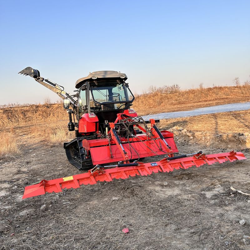 다목적 120HP 크롤러 트랙터 재배자 고무 트랙 크롤러 트랙터 판매